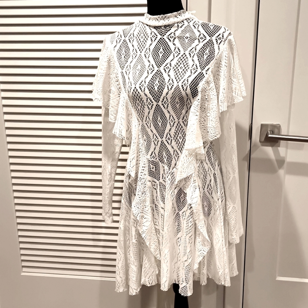 Free People Off white Lace dress